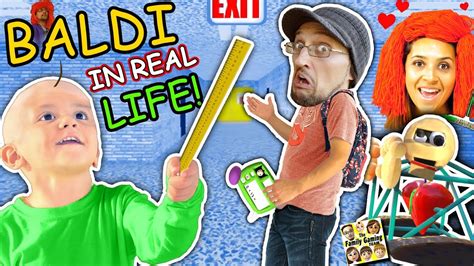 ft v|BALDI'S BASICS In Real Life!! FGTEEV goes to School .